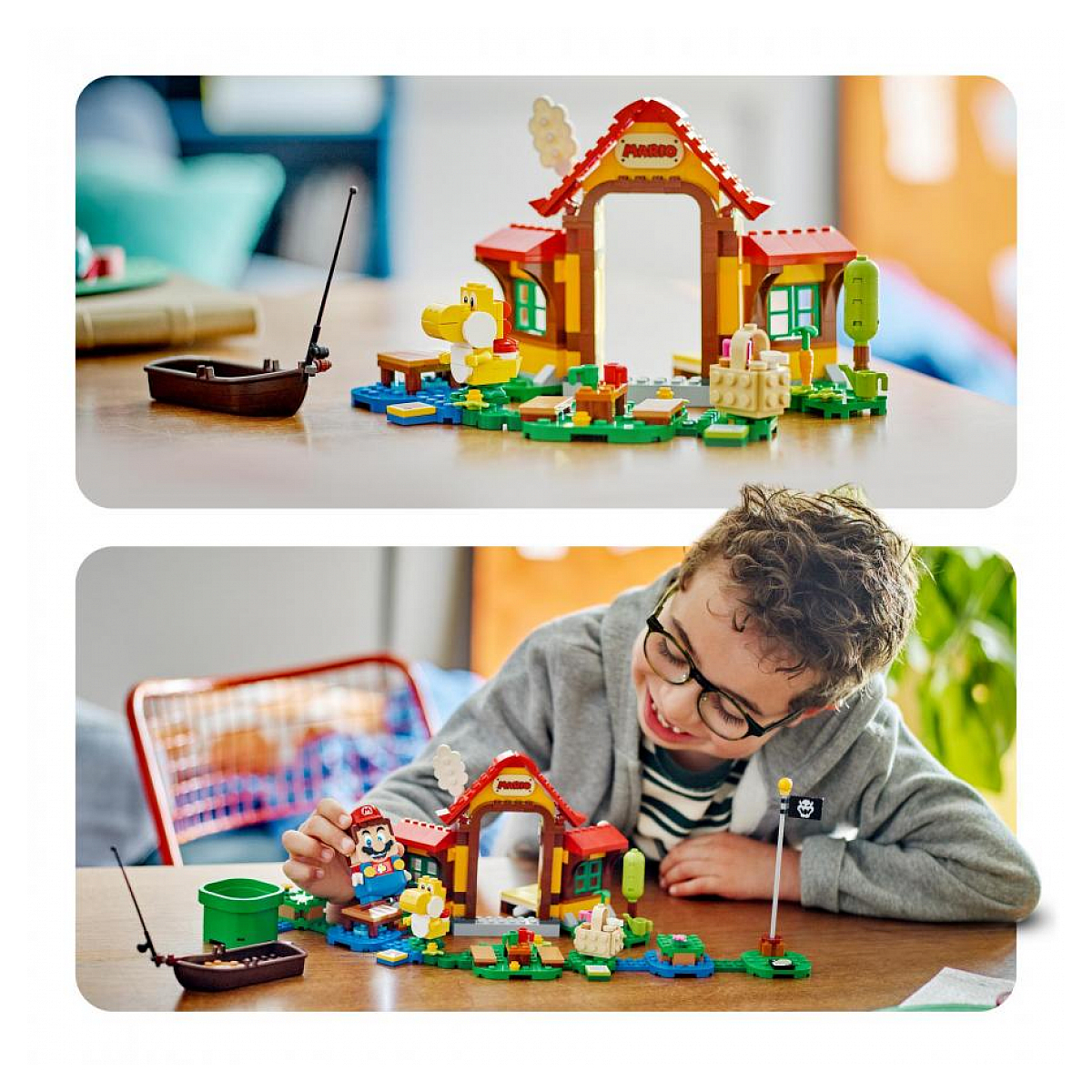 71422 - ® - Ensemble dextension pique-nique chez mario couleur unique, LEGO