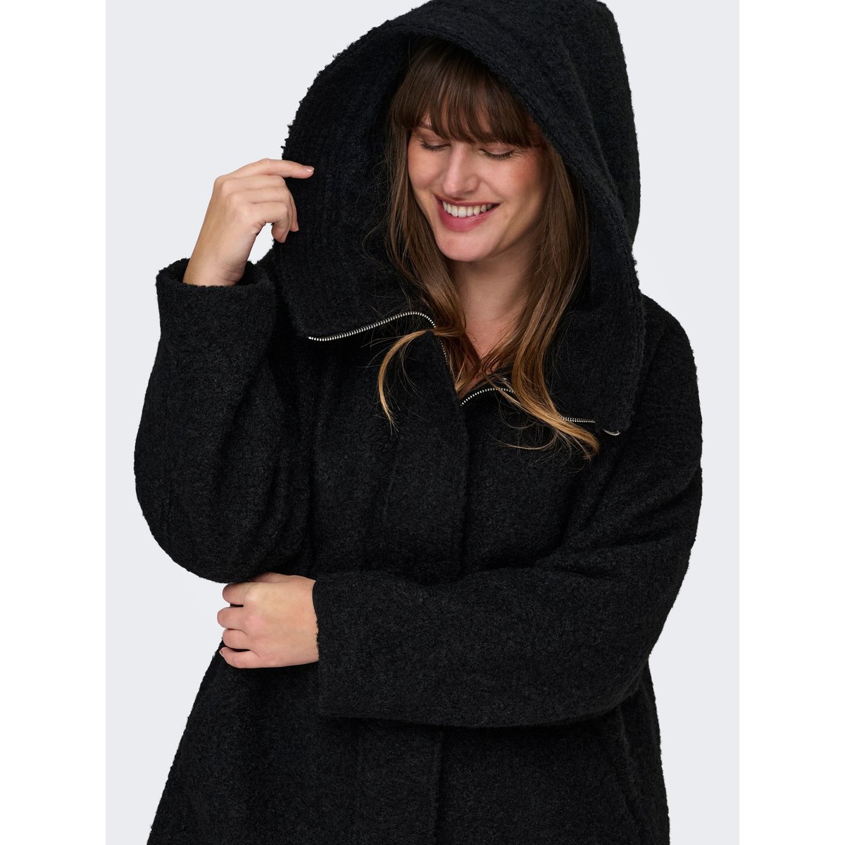 Manteau black 1, ONLY CARMAKOMA