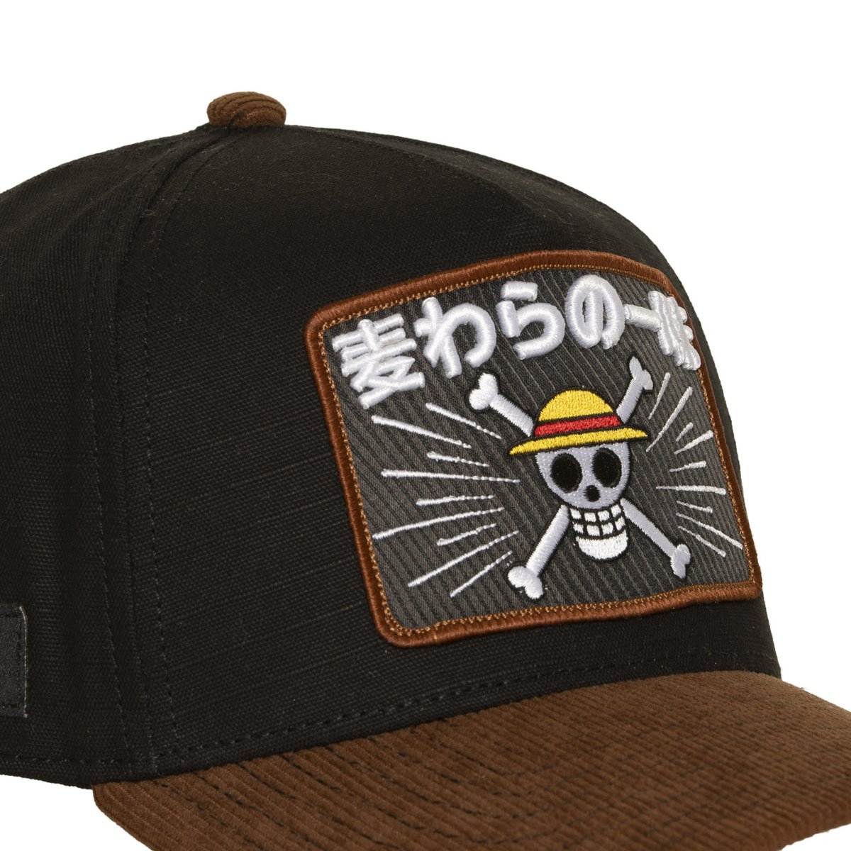 Casquette baseball One Piece noir/marron/rouge/jaune/blanc, CAPSLAB