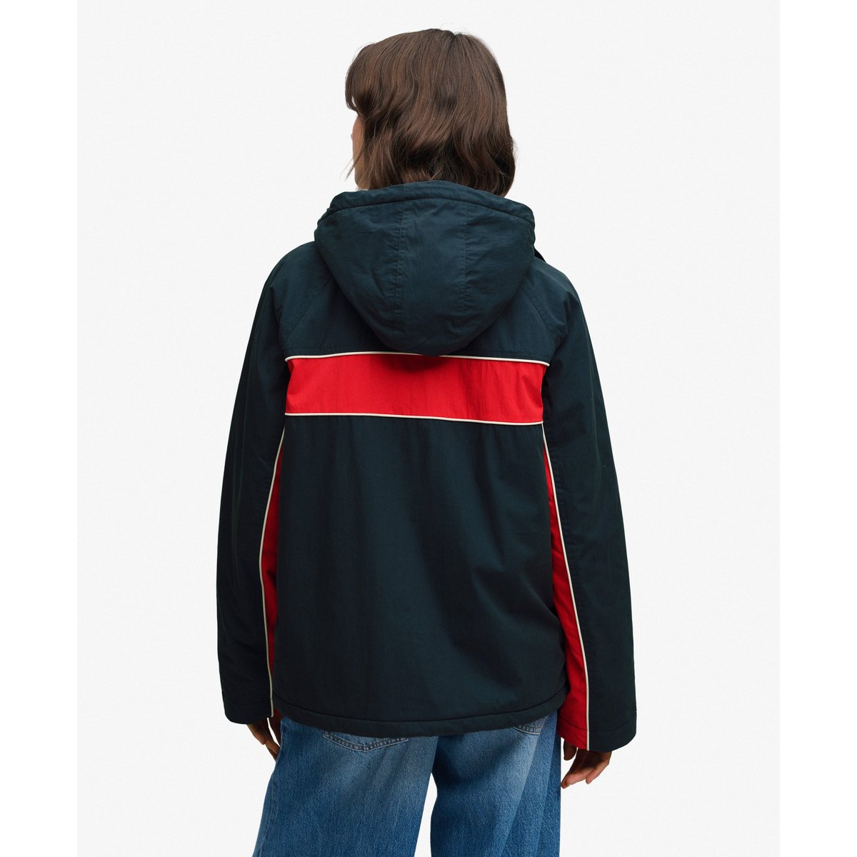 Veste Vintage à Capuche Coupe Décontractée bleu marine éclipse, SUPERDRY