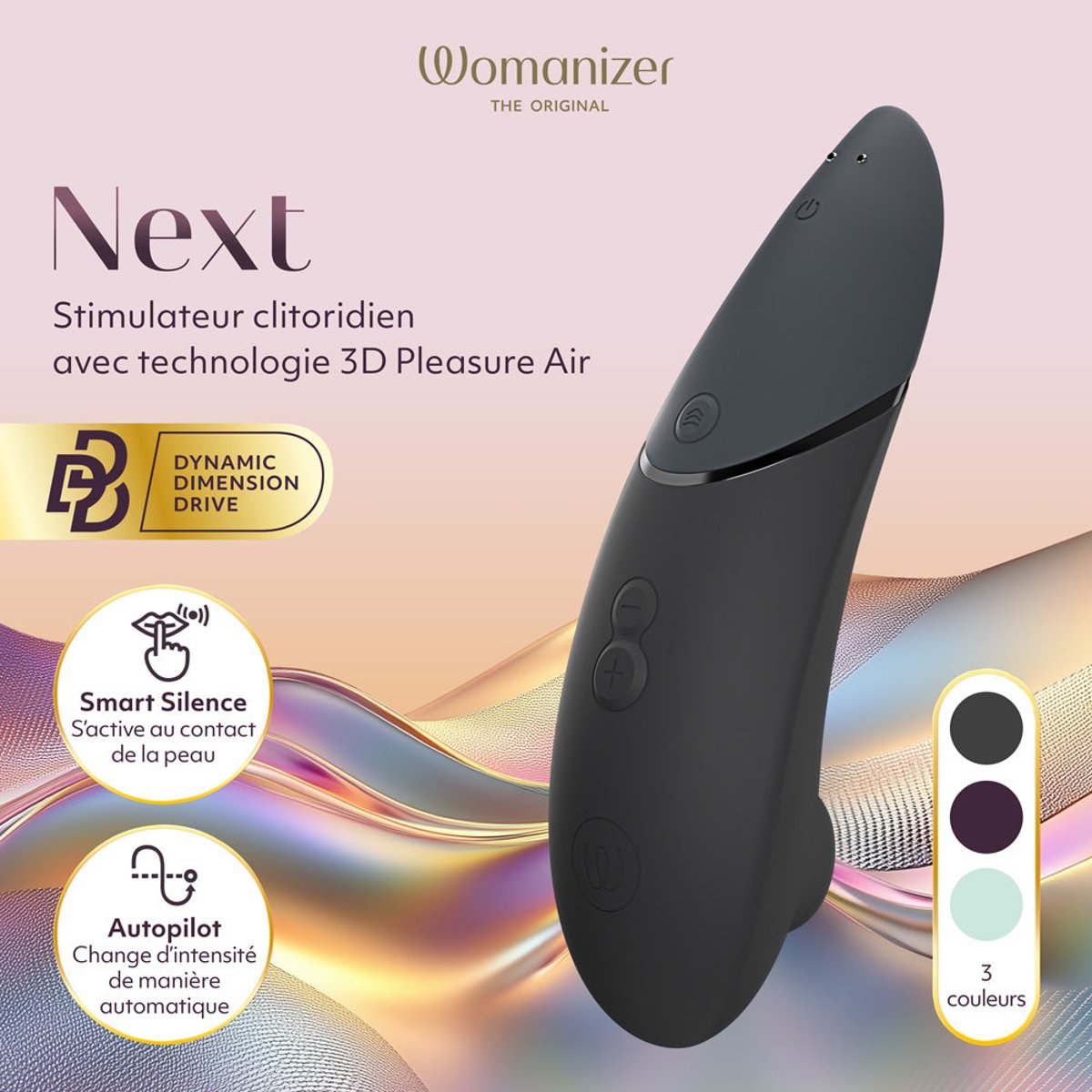 Stimulateur Clitoridien Next noir, WOMANIZER