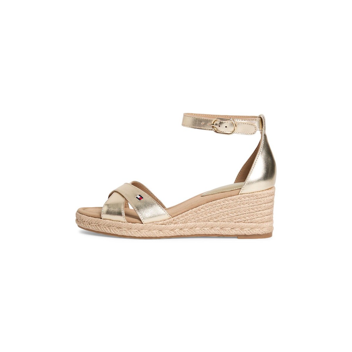 Sandales compensées fermées doré, TOMMY HILFIGER