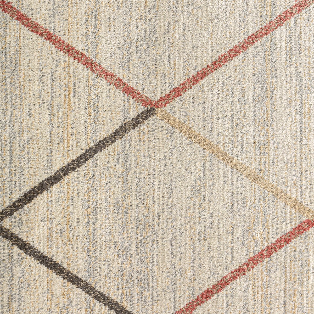 Tapis salon rectangulaire, Style contemporain beige sable doux contemporain, RECOLLECTION