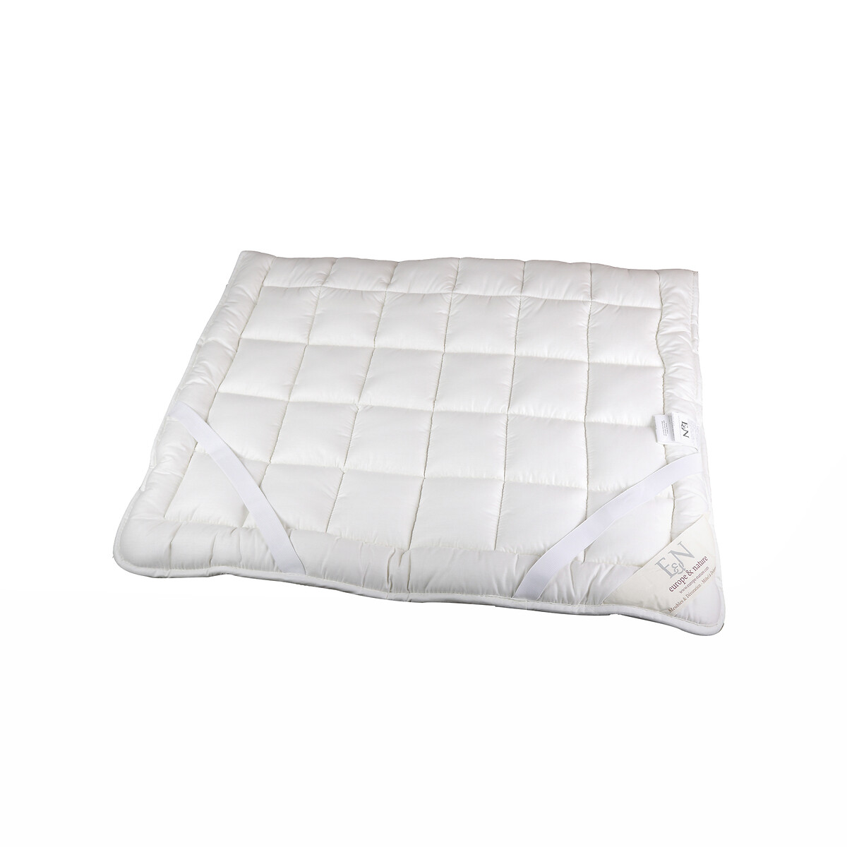 Topper per materasso in lana organica spessa beige, EUROPE & NATURE