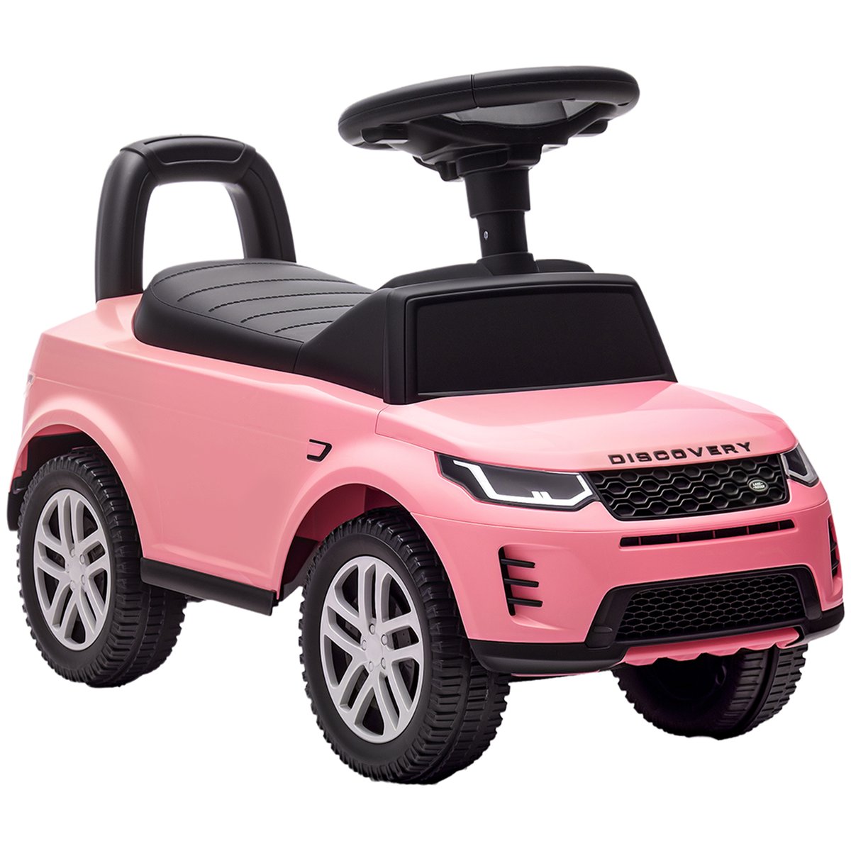 Voiture à glissière pour enfants PP et acier rose, AIYAPLAY