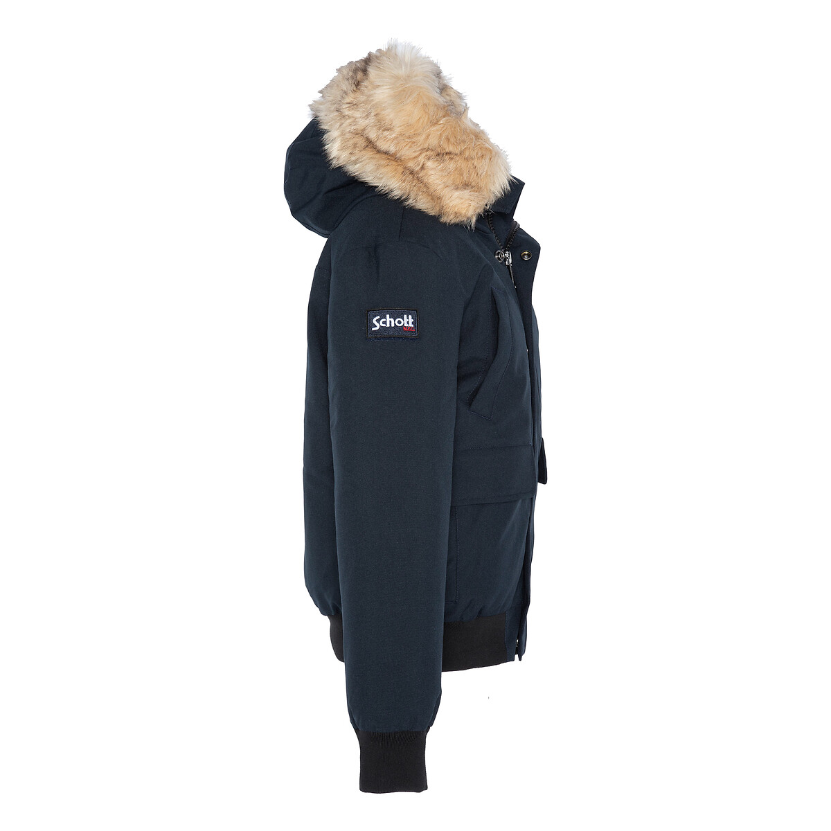 Parka à capuche 10-16 ans bleu marine, SCHOTT