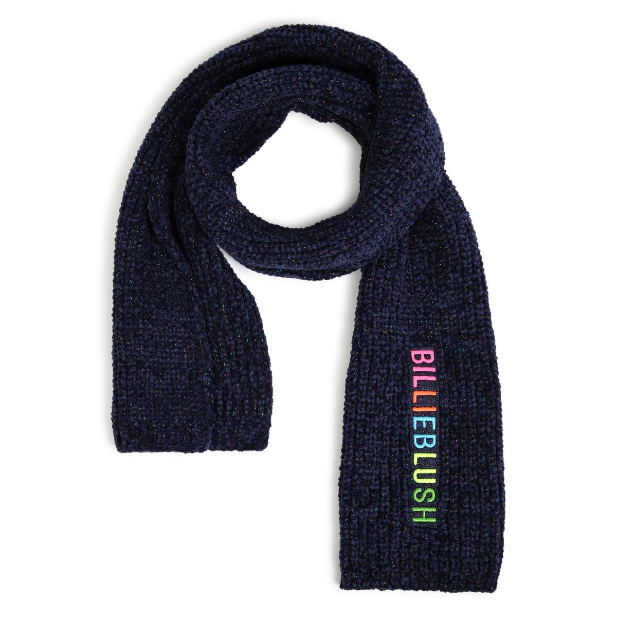 Écharpe en tricot indigo blue, BILLIEBLUSH