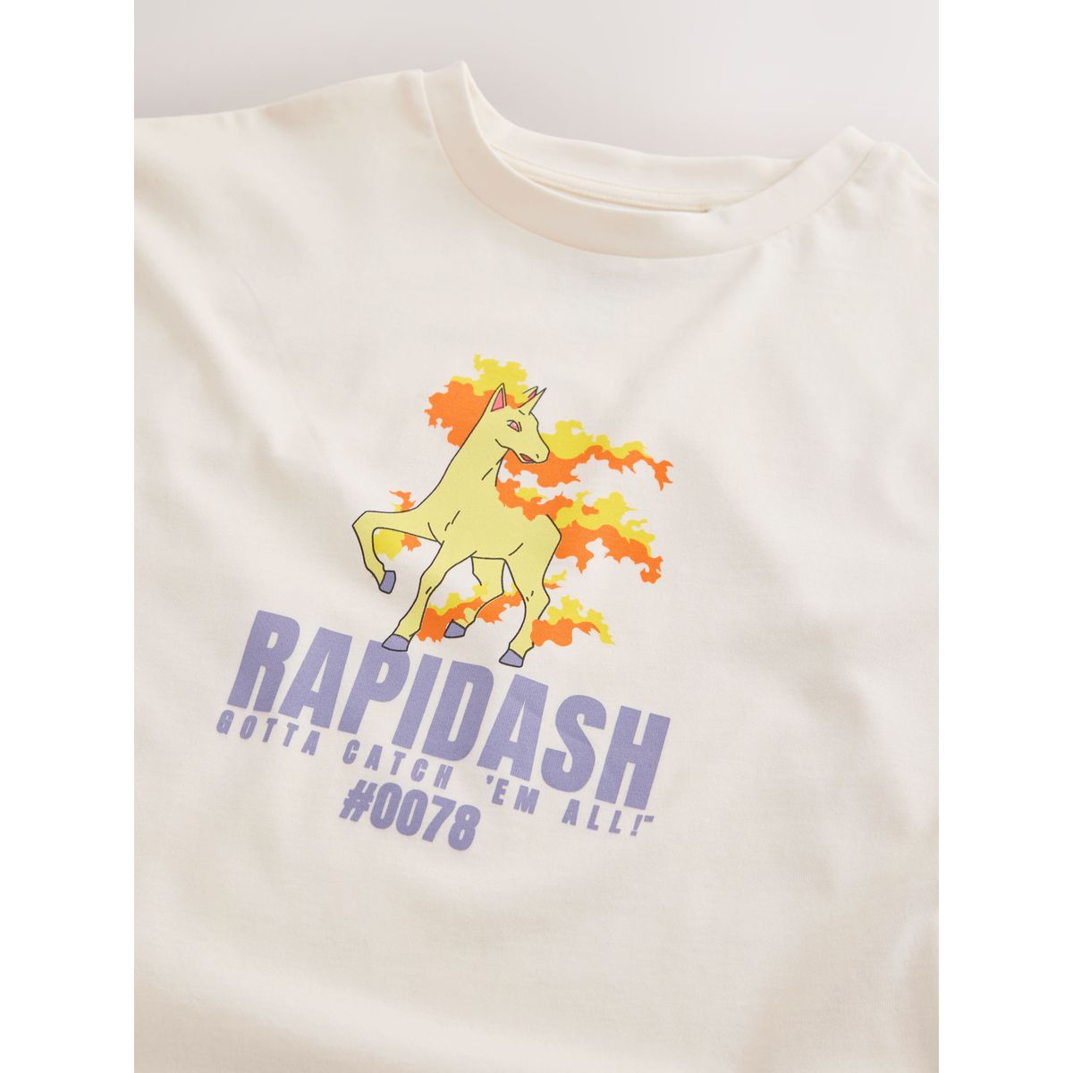 T-shirt oversize pokemon sous licence écru, NEXT