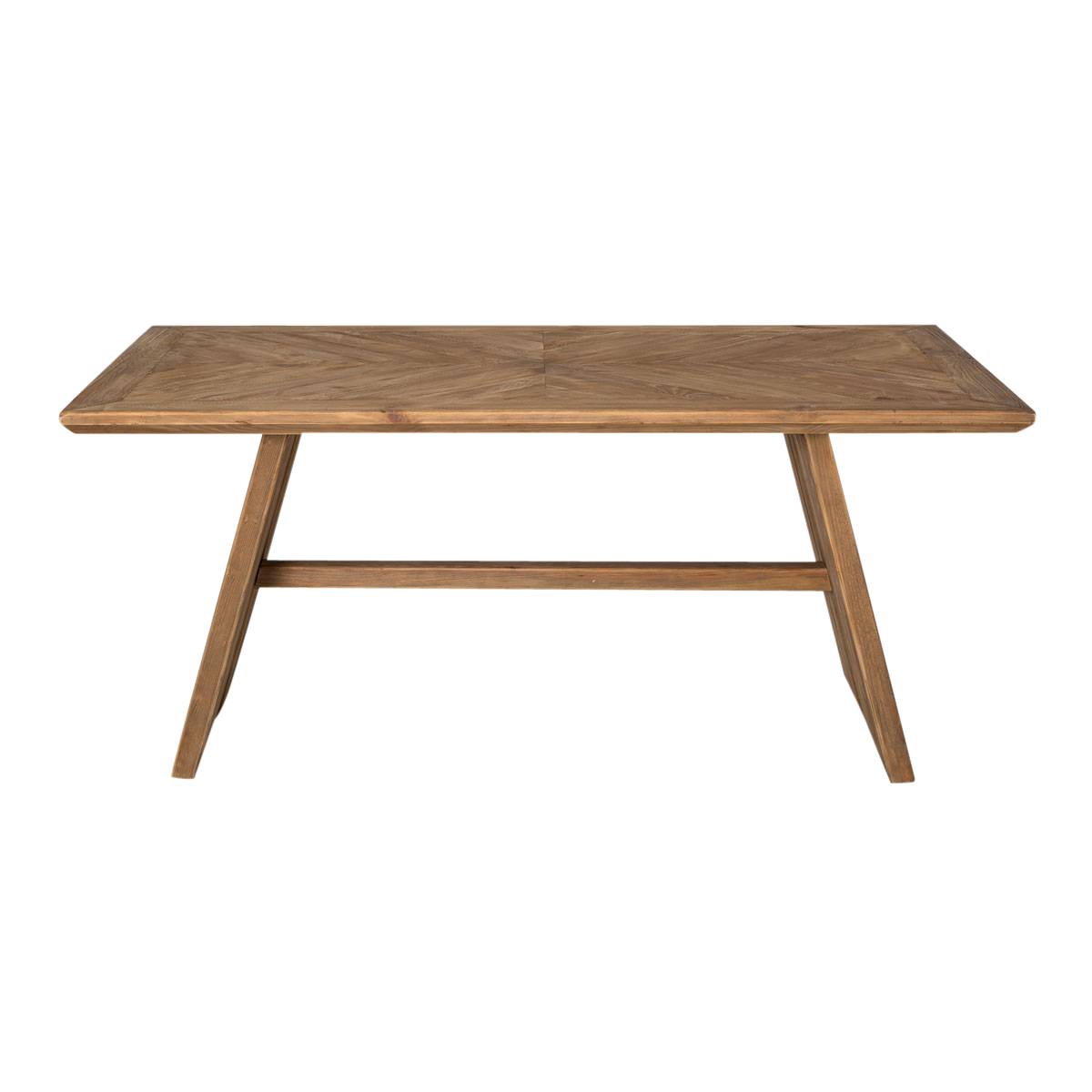 Table à manger en bois recyclé BLAISE bois clair, MADE IN MEUBLES