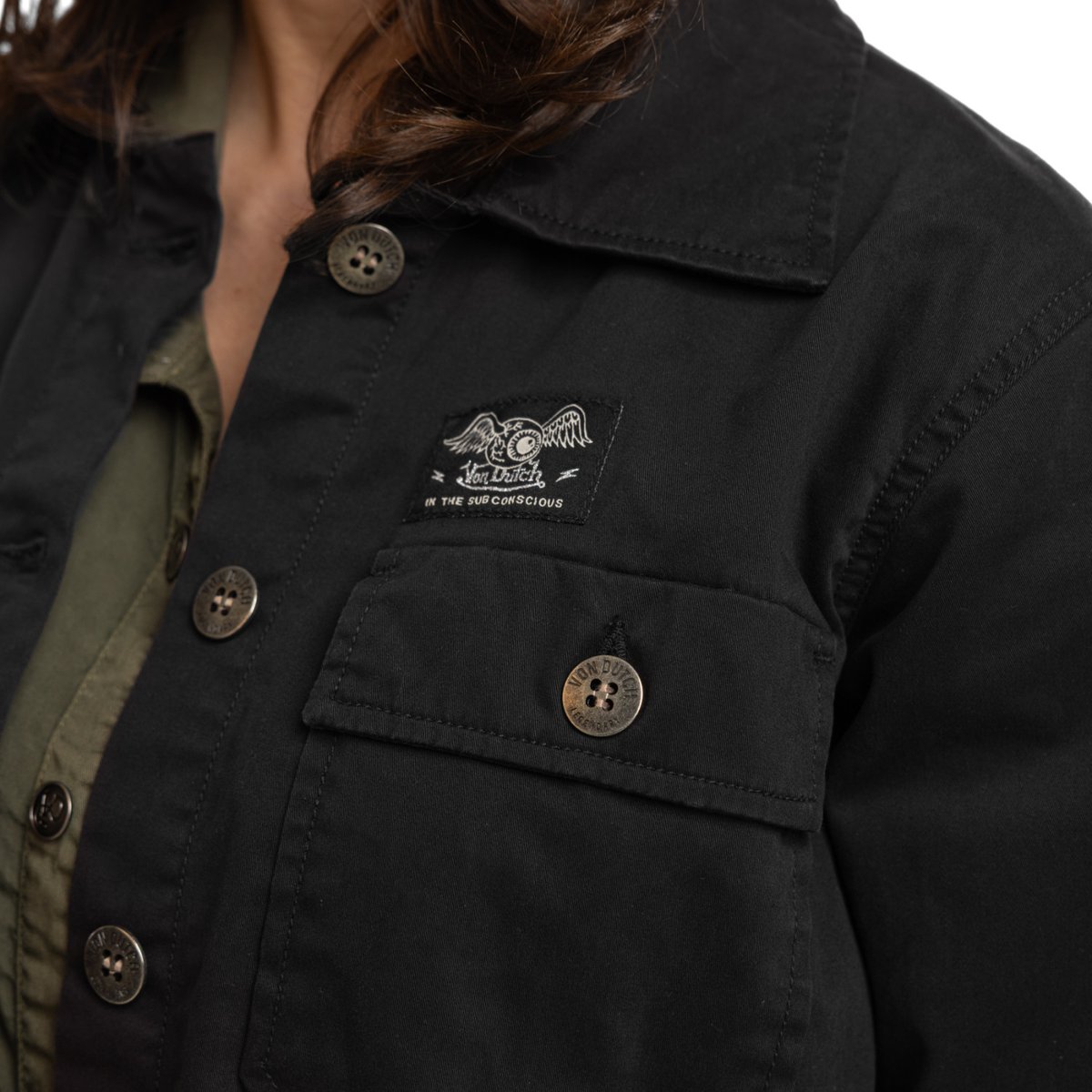 Veste Endless noir/rose/rouge/argent/beige, VON DUTCH