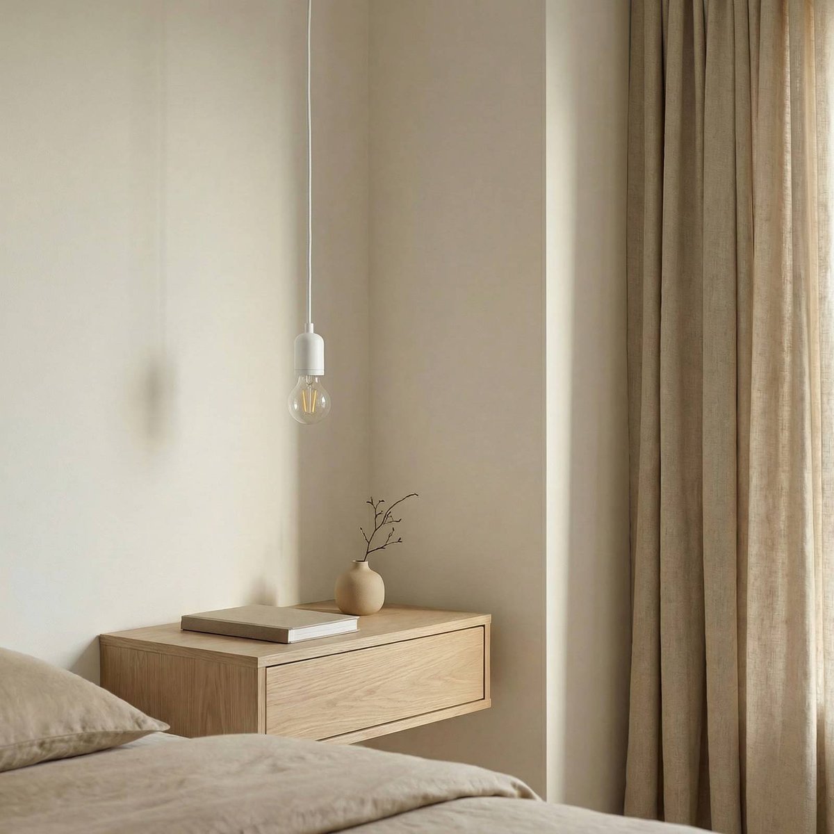 Suspension en aluminium moderne, Hattie blanc, LINDBY