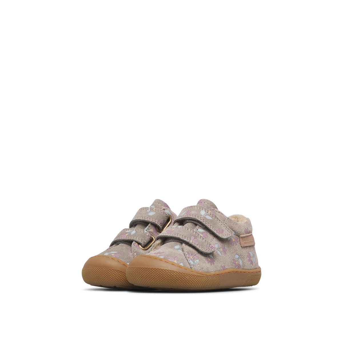 Chaussures premiers pas en suède BAREFOOT AMUR VL gris foncé-, NATURINO