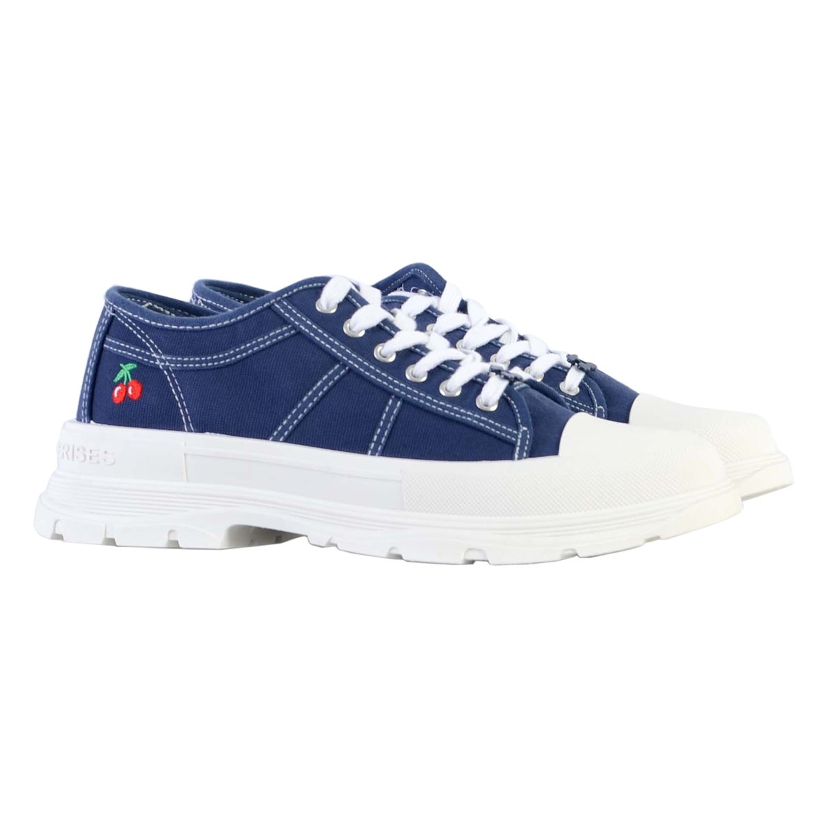 Tennis en toile Lina indigo, LE TEMPS DES CERISES