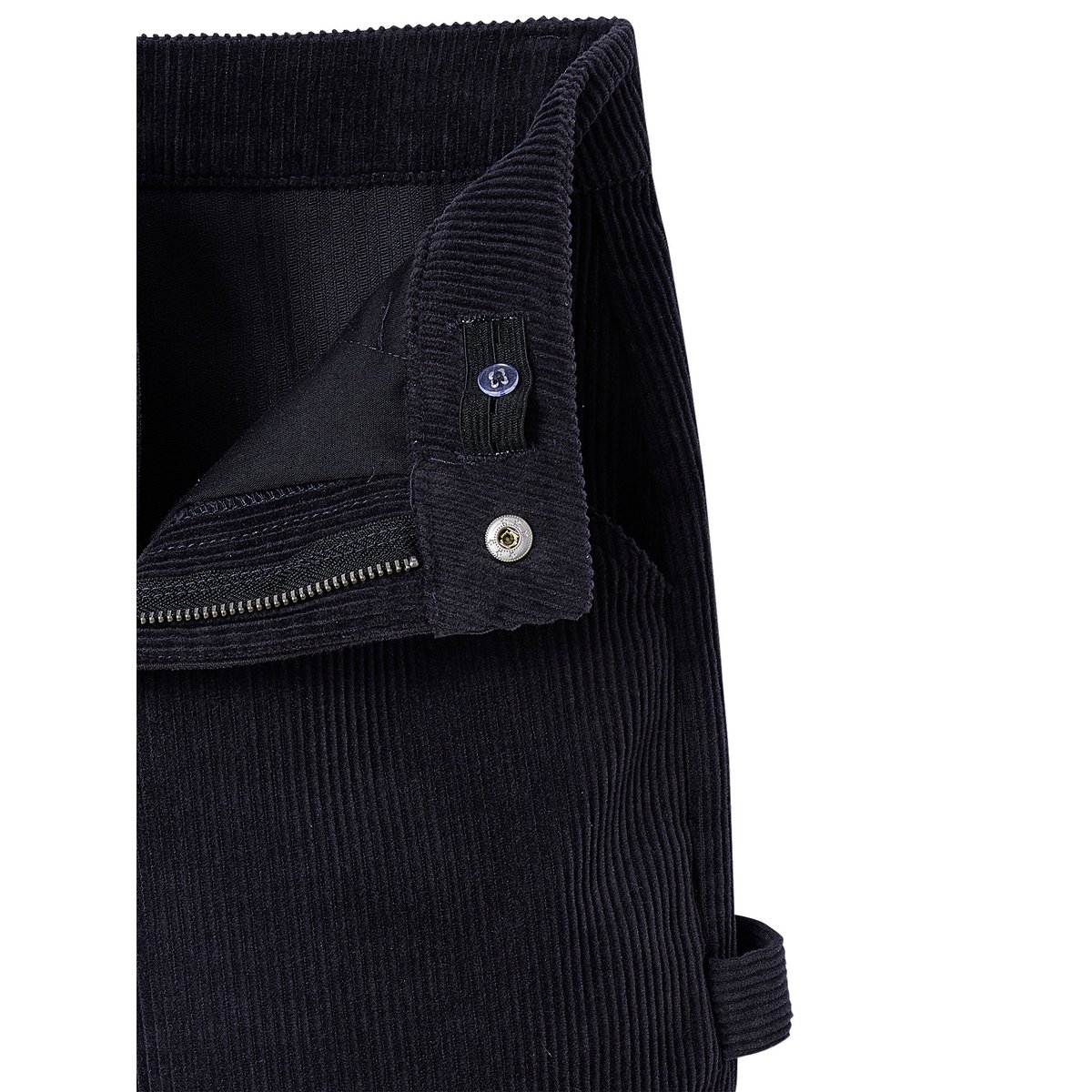 Pantalon battle en velours anthracite, JONEN