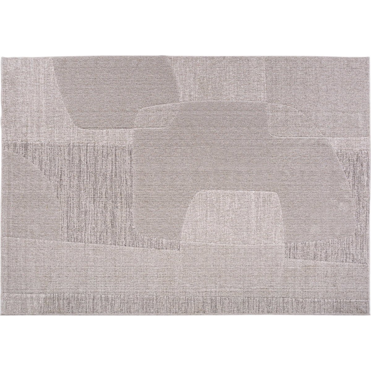 Tapis rectangulaire effet vieilli beige vieilli tons neutres chaleureux, RECOLLECTION