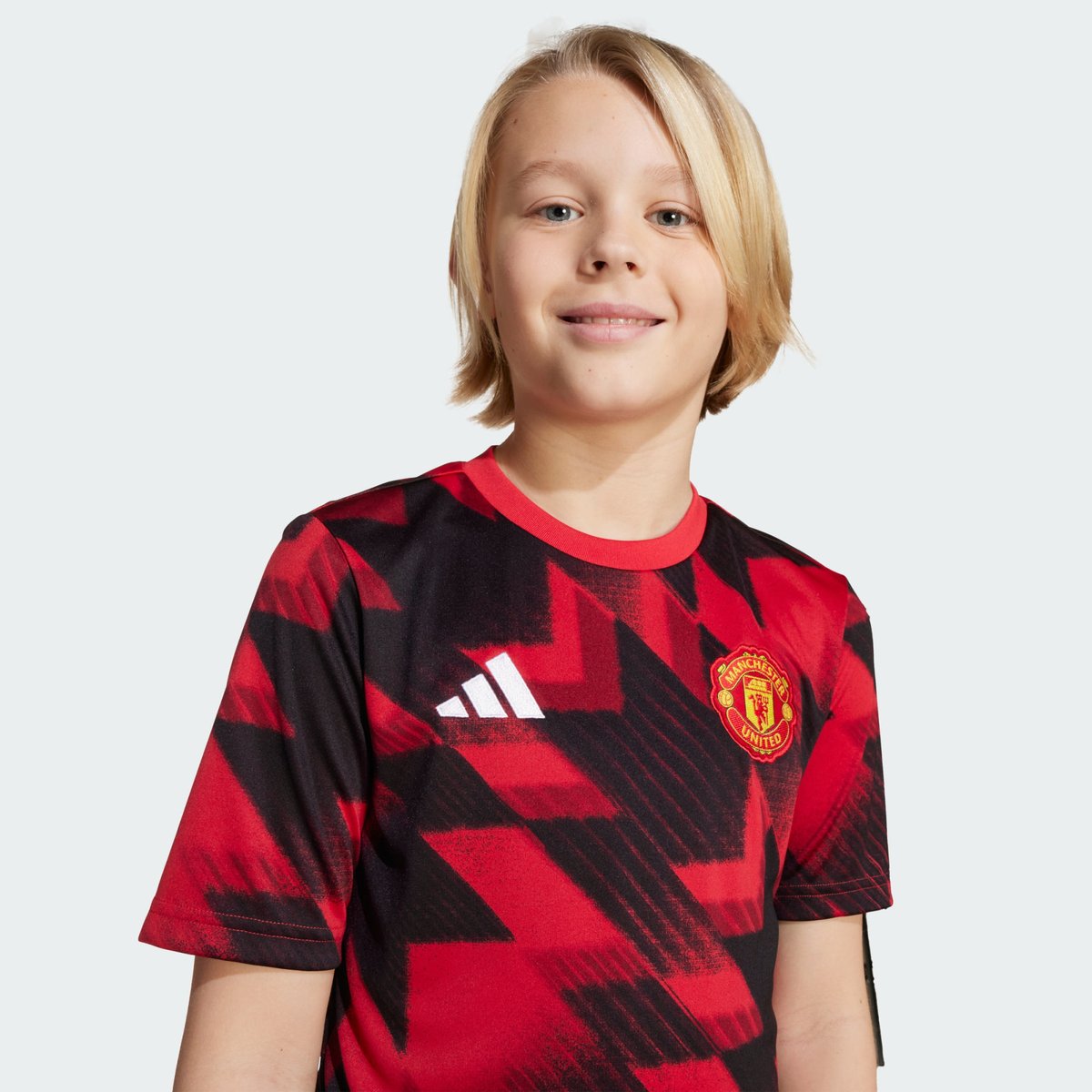Maillot D'échauffement Manchester United 25/26 Enfants Maillot D'échauffement Manchester United 25/26 Enfants mufc red, adidas Performance