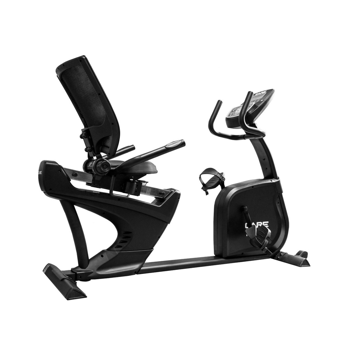 Vélo semi allongé auto-alimenté - TELIS RS - ergomètre connecté noir, CARE FITNESS