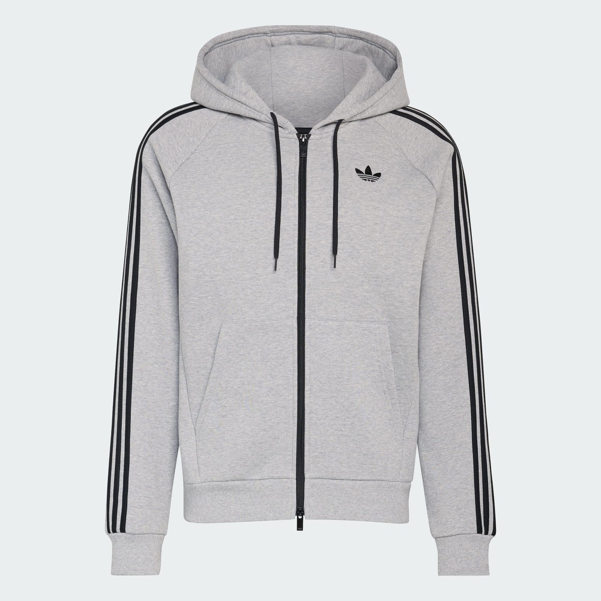 Veste À Capuche Adicolor Over The Hood Stripes Veste À Capuche Adicolor Over The Hood Stripes medium grey heather, adidas Originals
