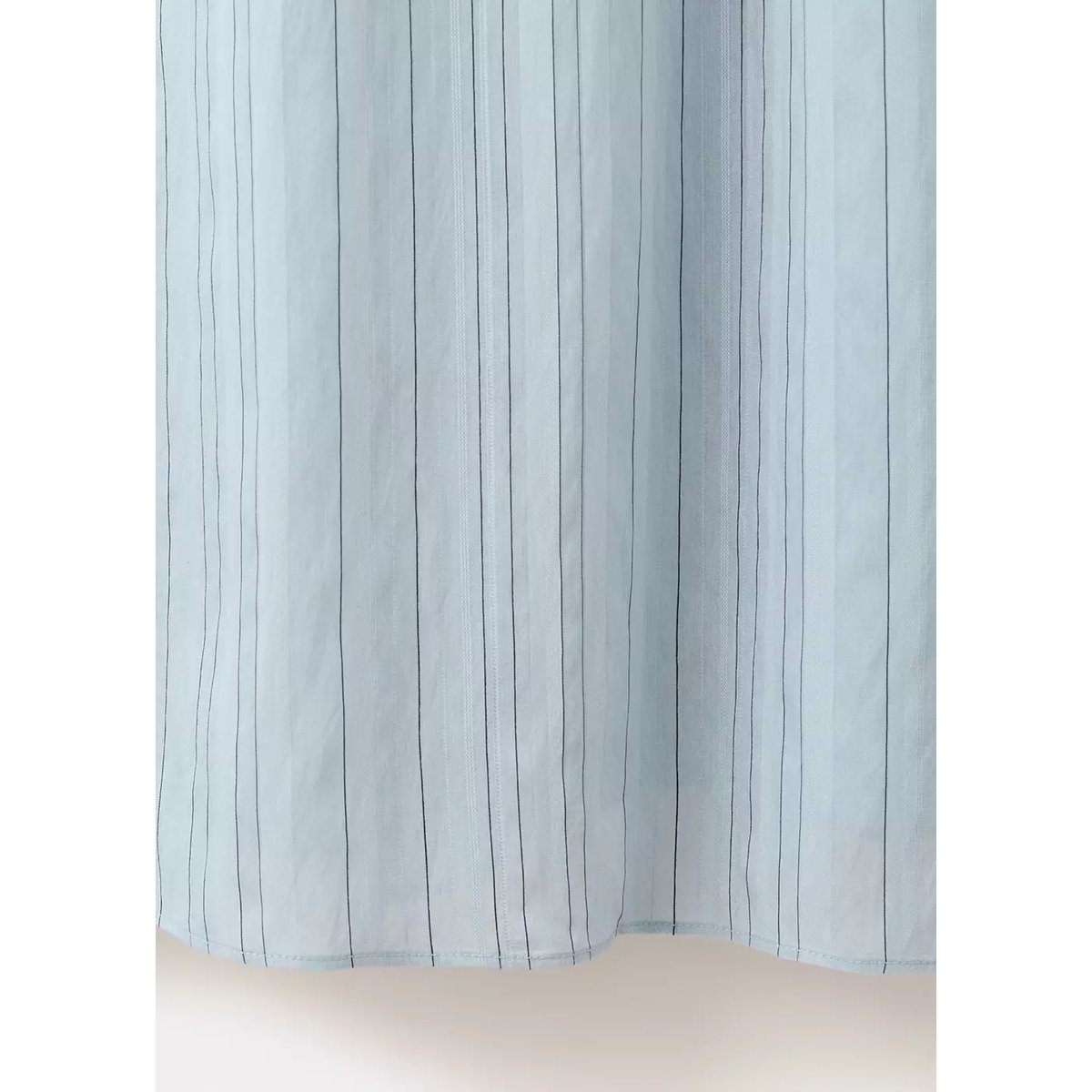 Robe froncée rayures bleu ciel, MANGO