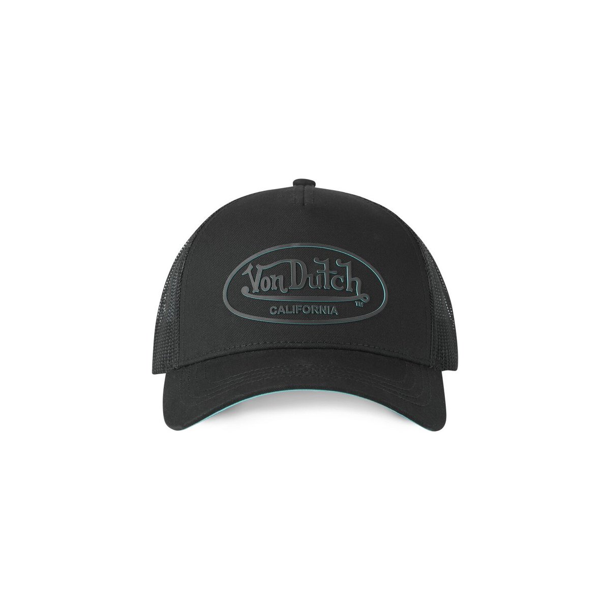 Casquette Trucker Log noir/turquoise, VON DUTCH