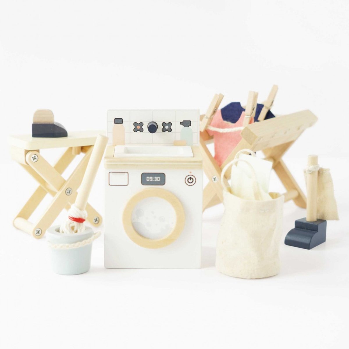 Buanderie pour maison de poupées beige, LE TOY VAN