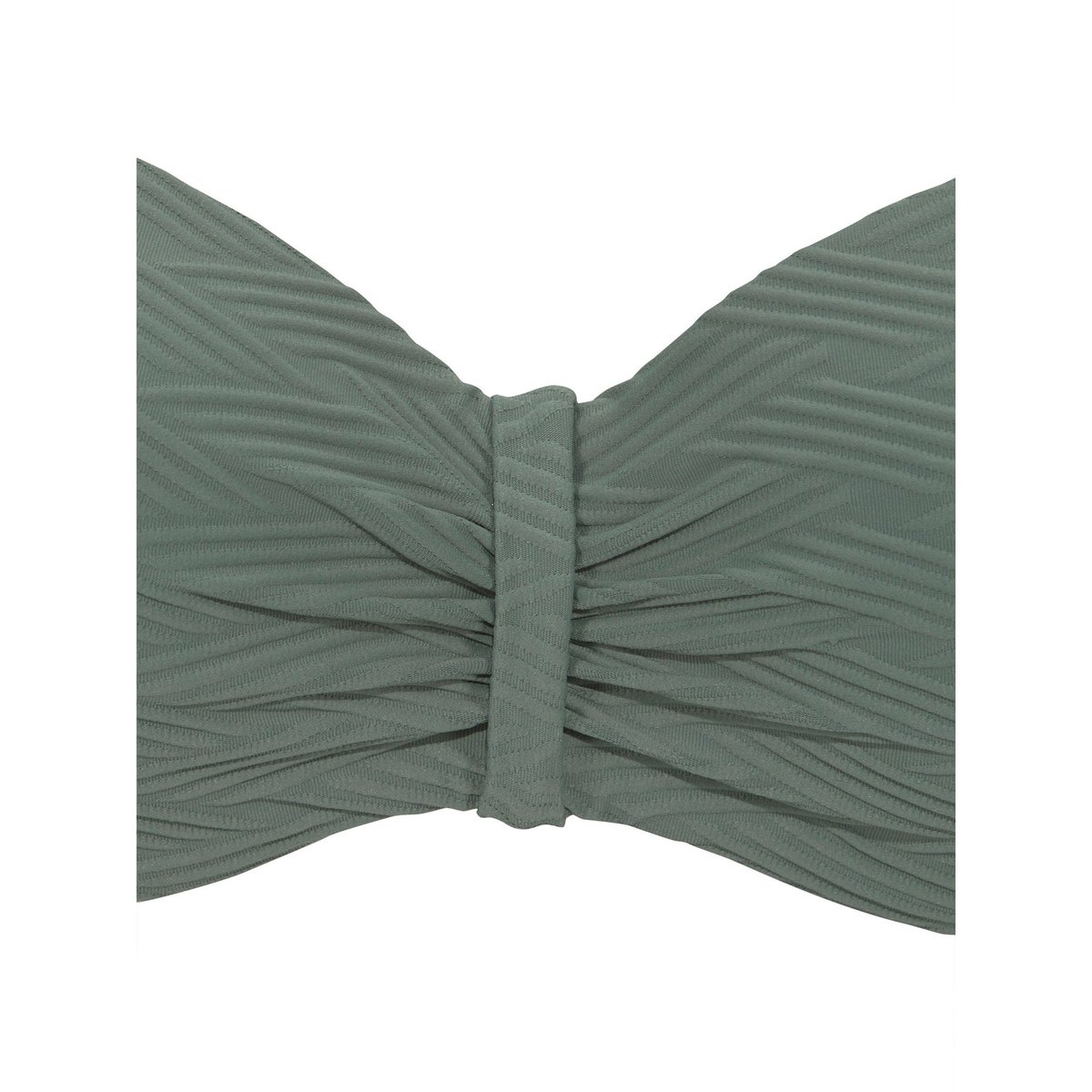 Haut maillot de bain bandeau armaturé Loretta kaki, LASCANA