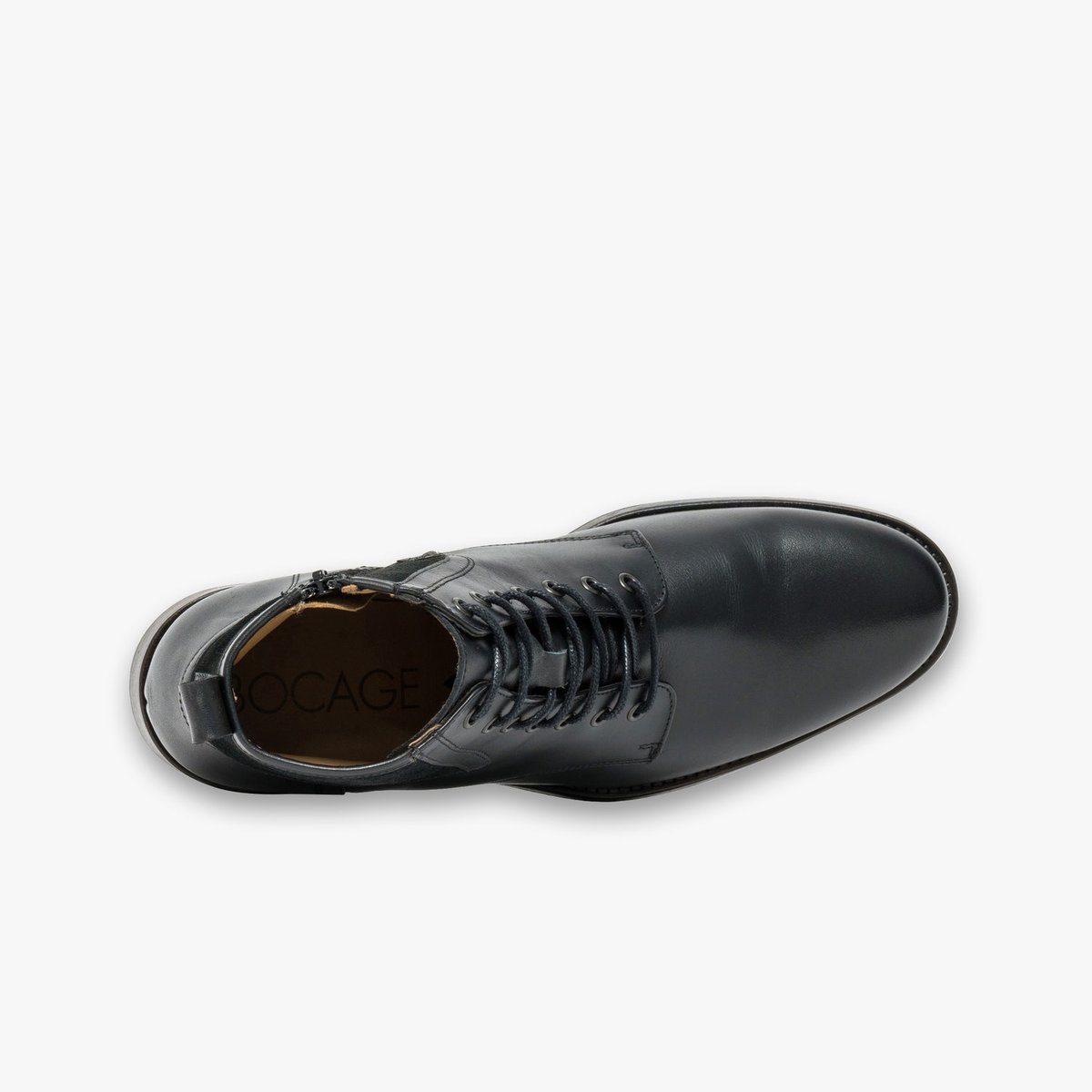 Boots en cuir PAOLO noir, BOCAGE