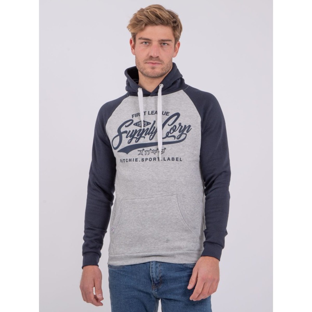 Sweat Capuche Wandy bleu marine, RITCHIE