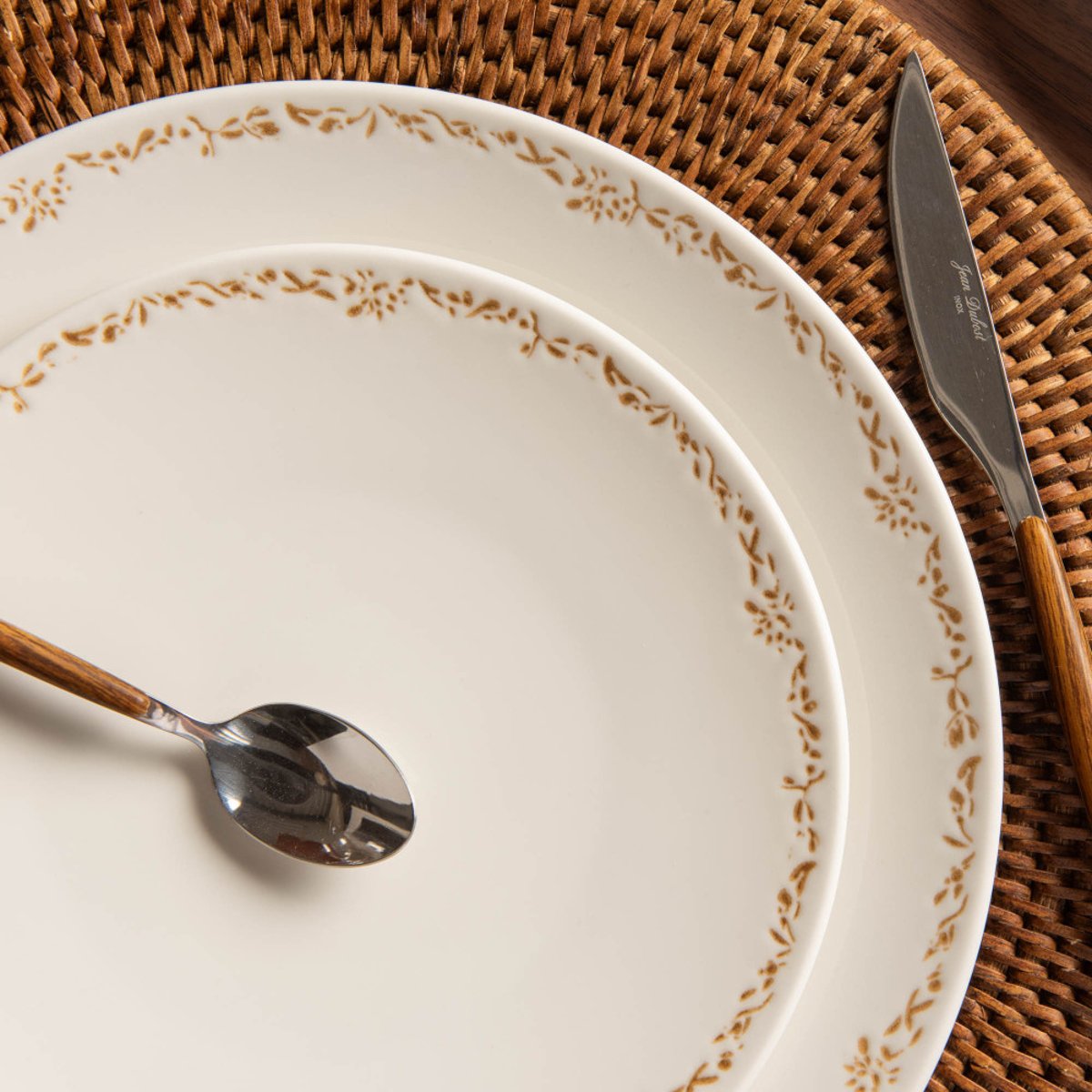 Plat ovale Ophélia 36 cm x 27 cm blanc, TABLE PASSION