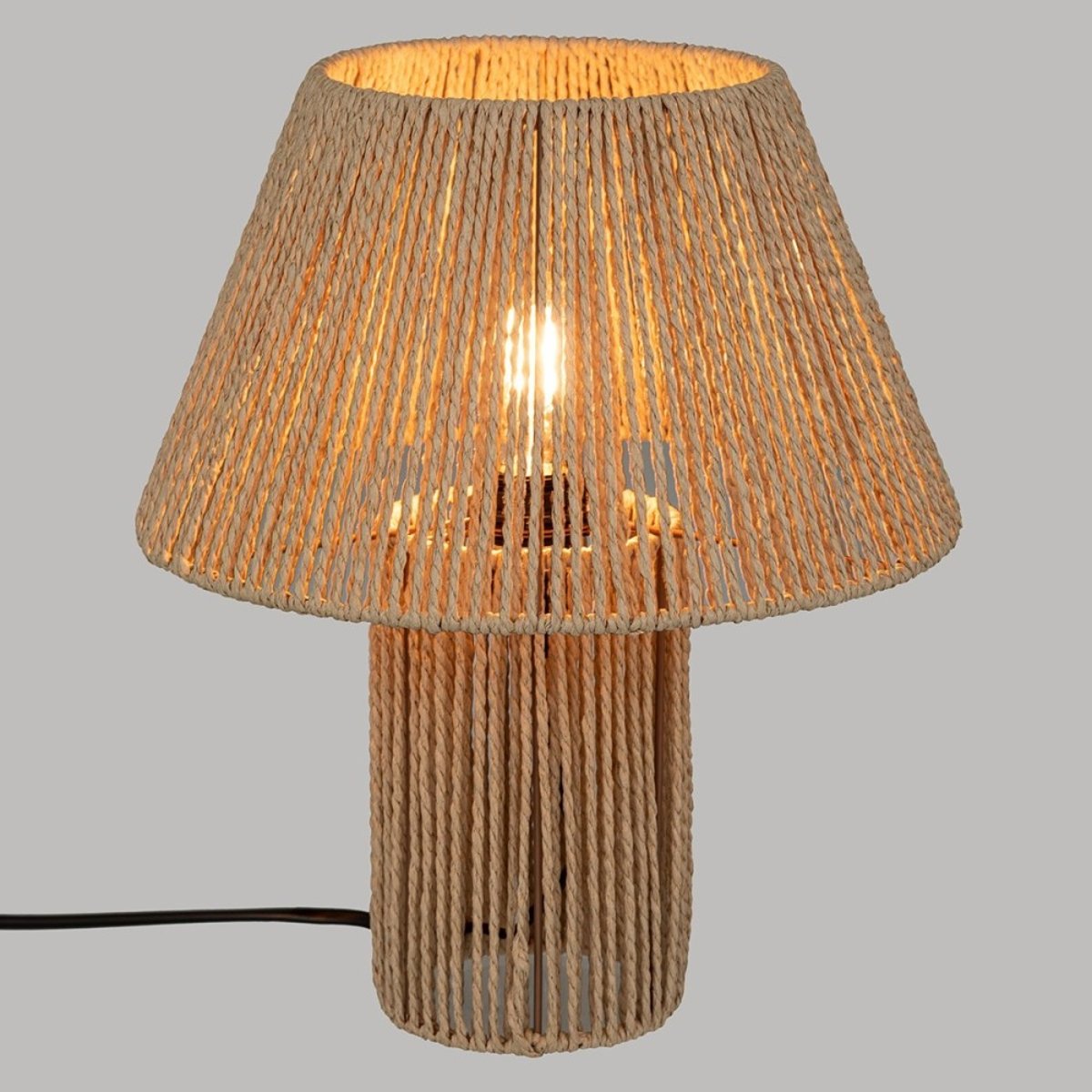 Lampe Corde Adria Naturel H38 beige, ATMOSPHERA