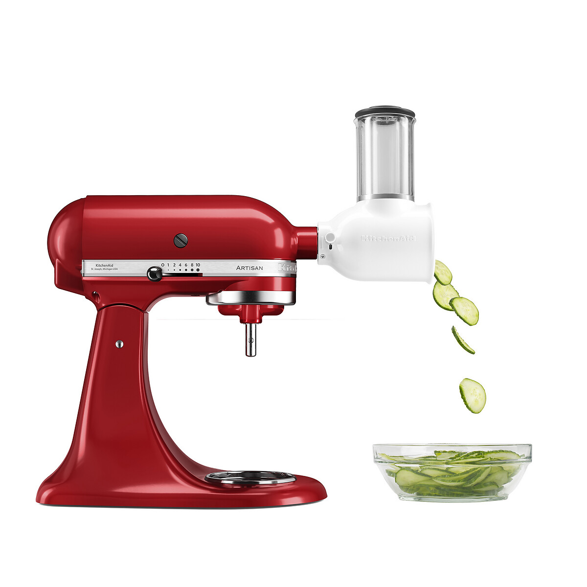 Tranchoir/râpe pour robot pâtissier 5KSMVSA inox, KITCHENAID