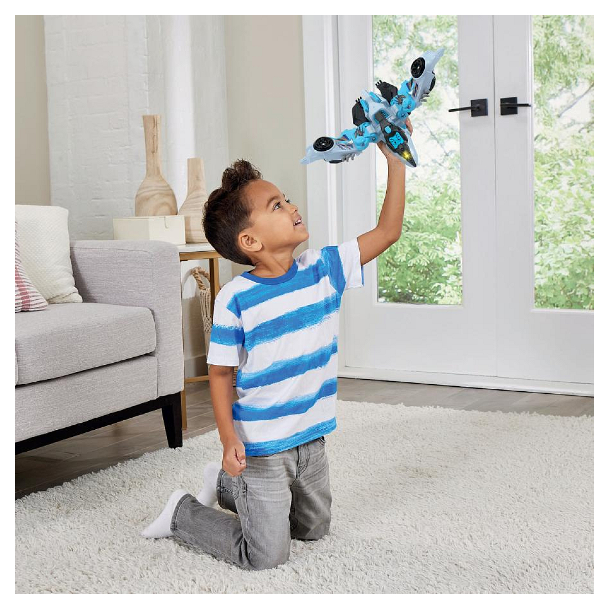Switch  and  go dinos - steel, le super pterodactyle bleu, VTECH
