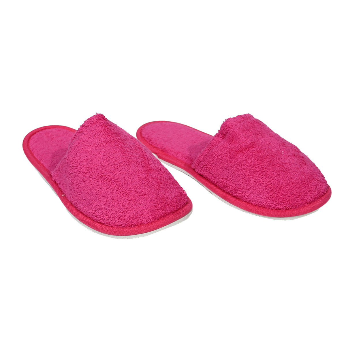 Ensemble Paréo 3 pièces : 1 paréo de bain + 1 bonnet + 1 paire de mules LUXURY rose indien, SENSEI MAISON