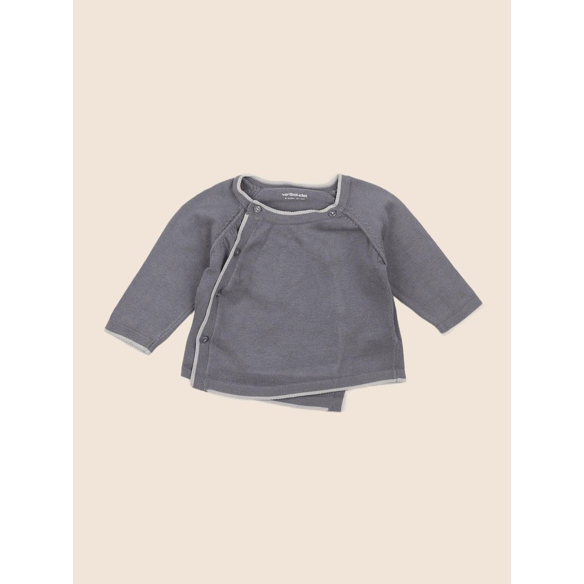 Pull - Très bon état gris, VERTBAUDET