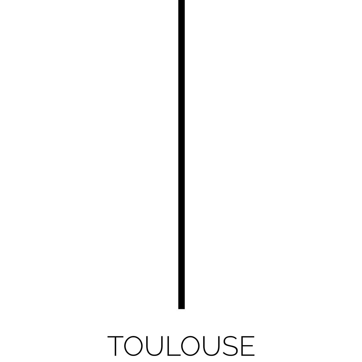 Tableau Toulouse tableau alu dibond, HEXOA