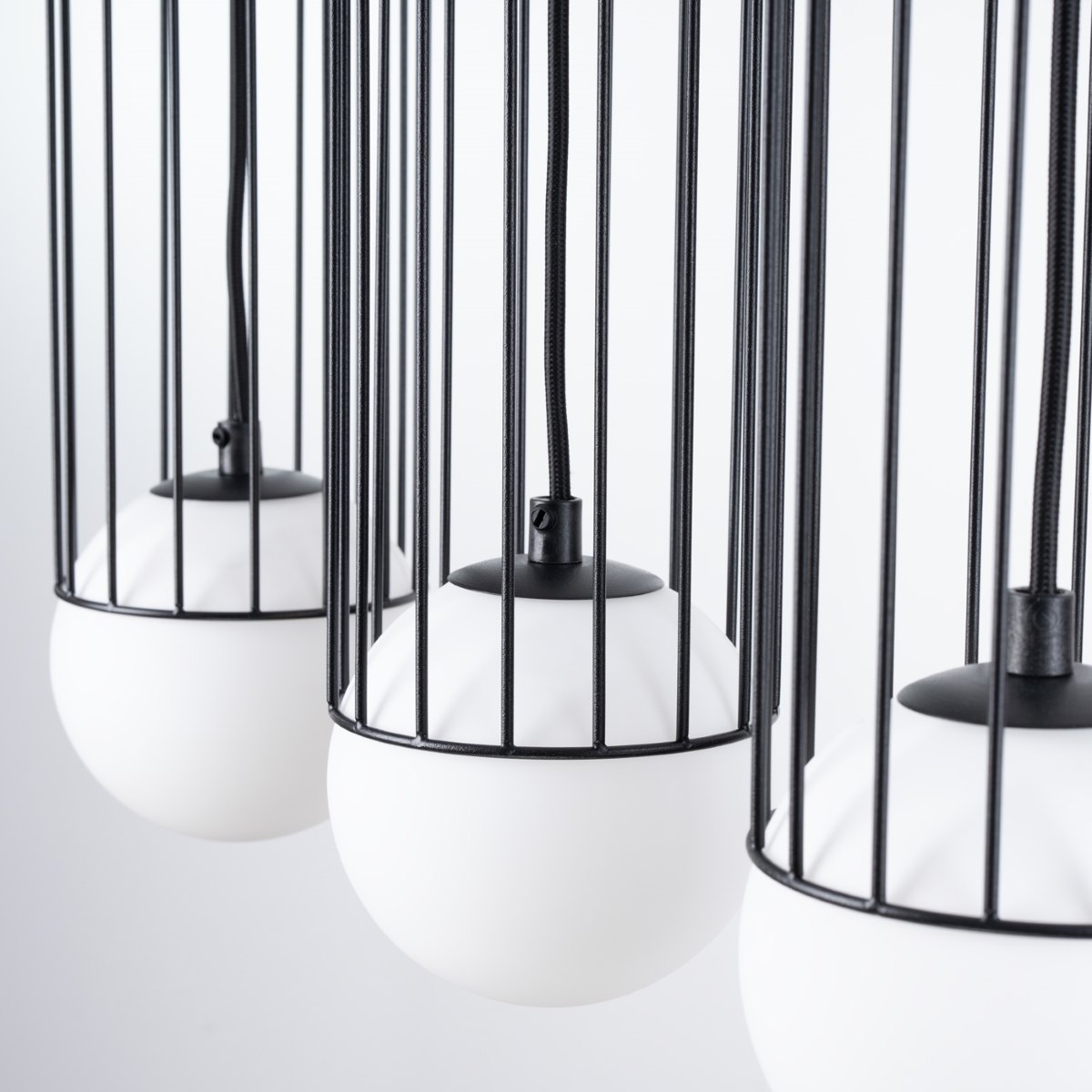 Suspension Acier Noir G9 3 Brina noir, EDEN