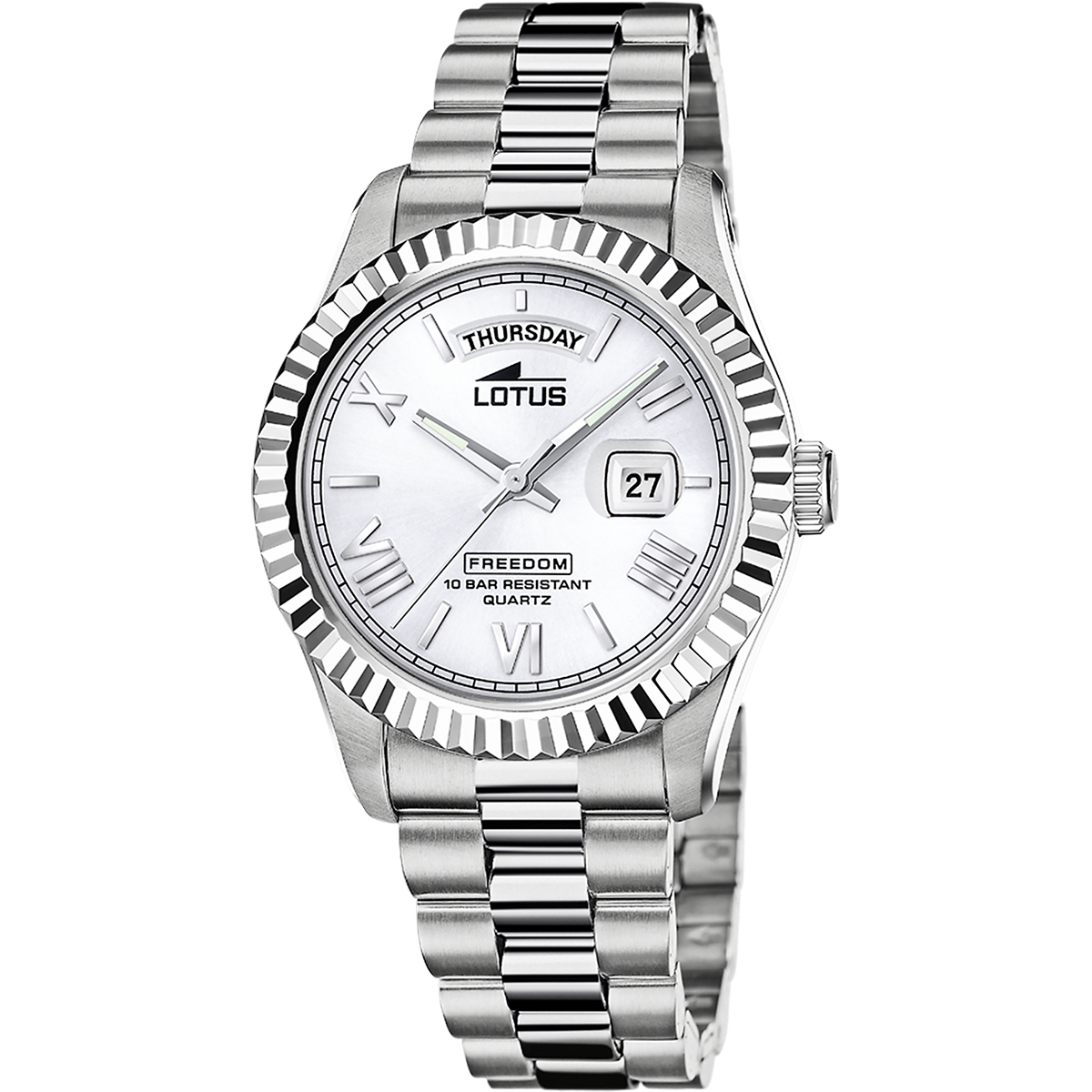 Montre Analogique  FREEDOM argenté blanc argenté, LOTUS