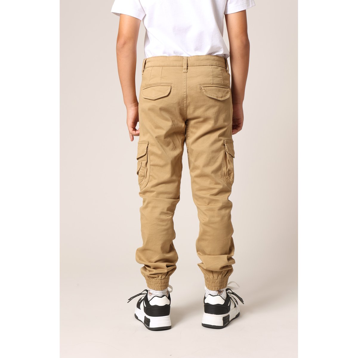 Pantalon cargo pour garçon GARDEN camel, DEELUXE