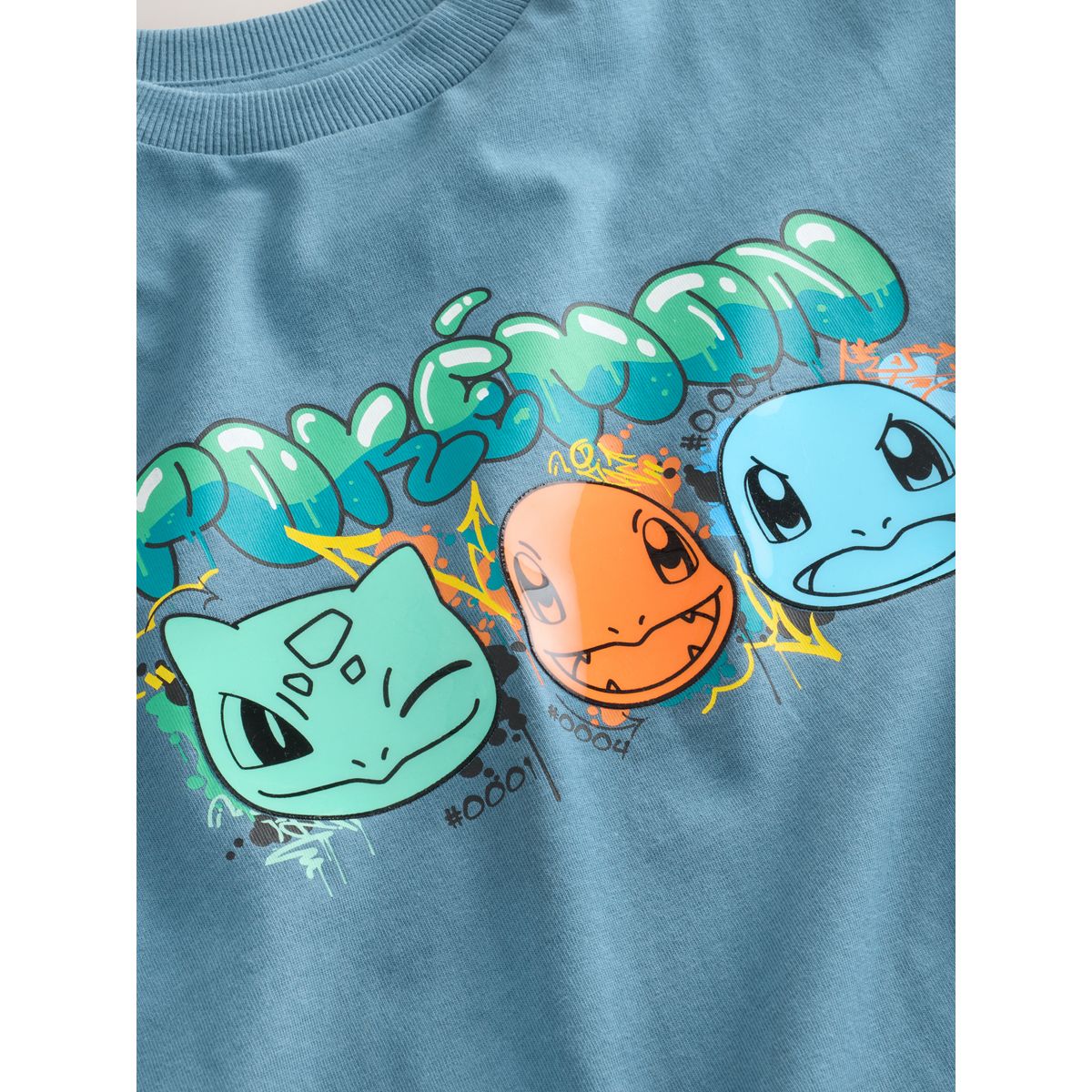 T-shirt à manches longues pokémon gel bleu, NEXT