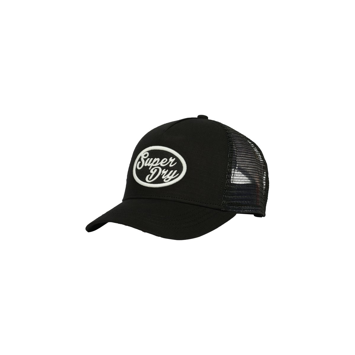 Casquette camionneur Dirt Road noir vintage, SUPERDRY