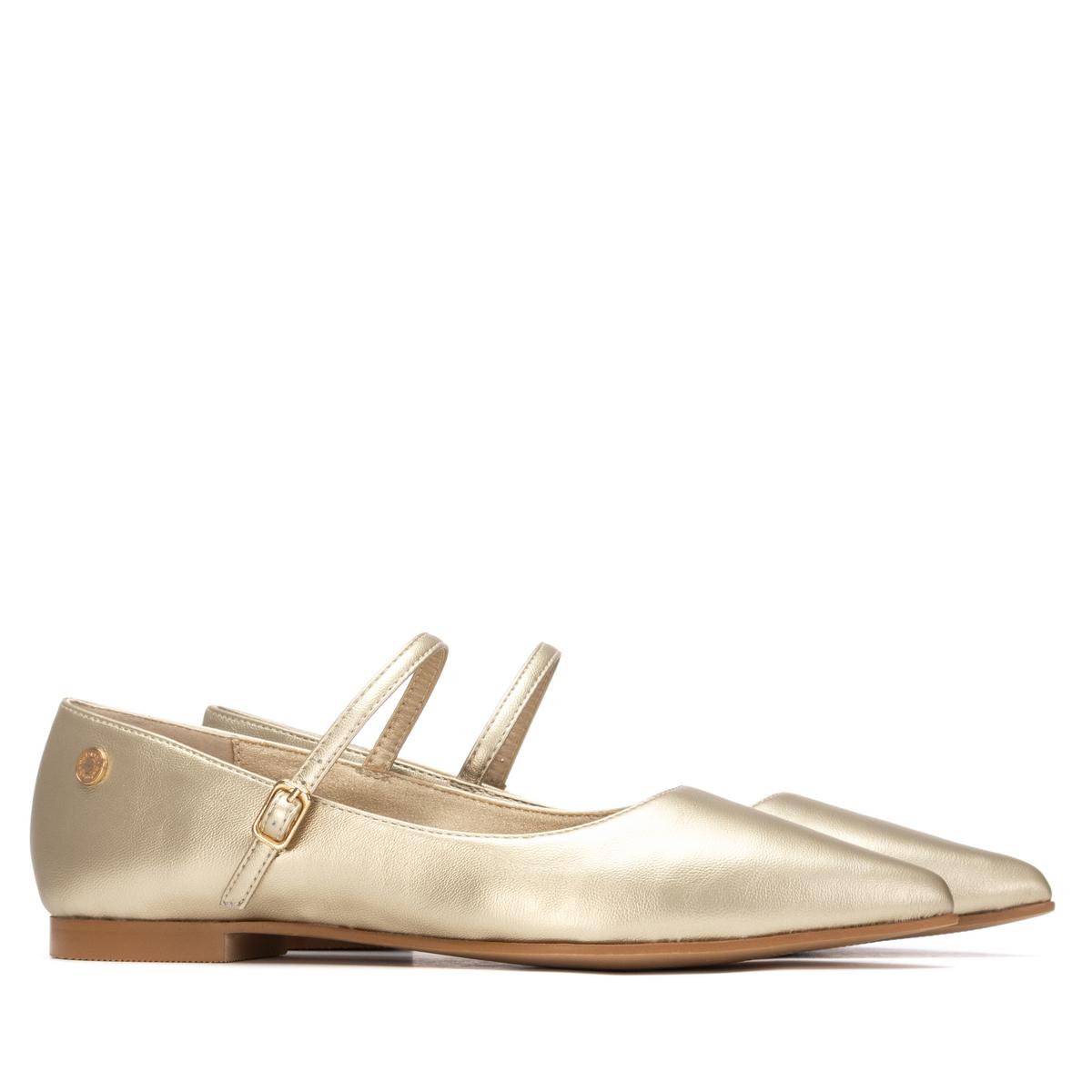 Chaussure Plaine Entreprise Boucle or, REFRESH