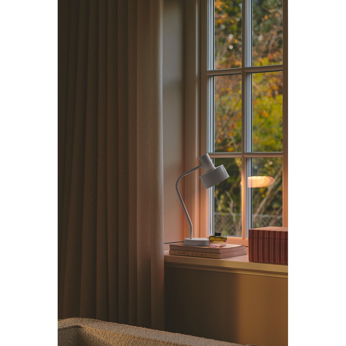Lampe à poser tête d'éclairage réglable en métal, MATIS blanc, NORDLUX
