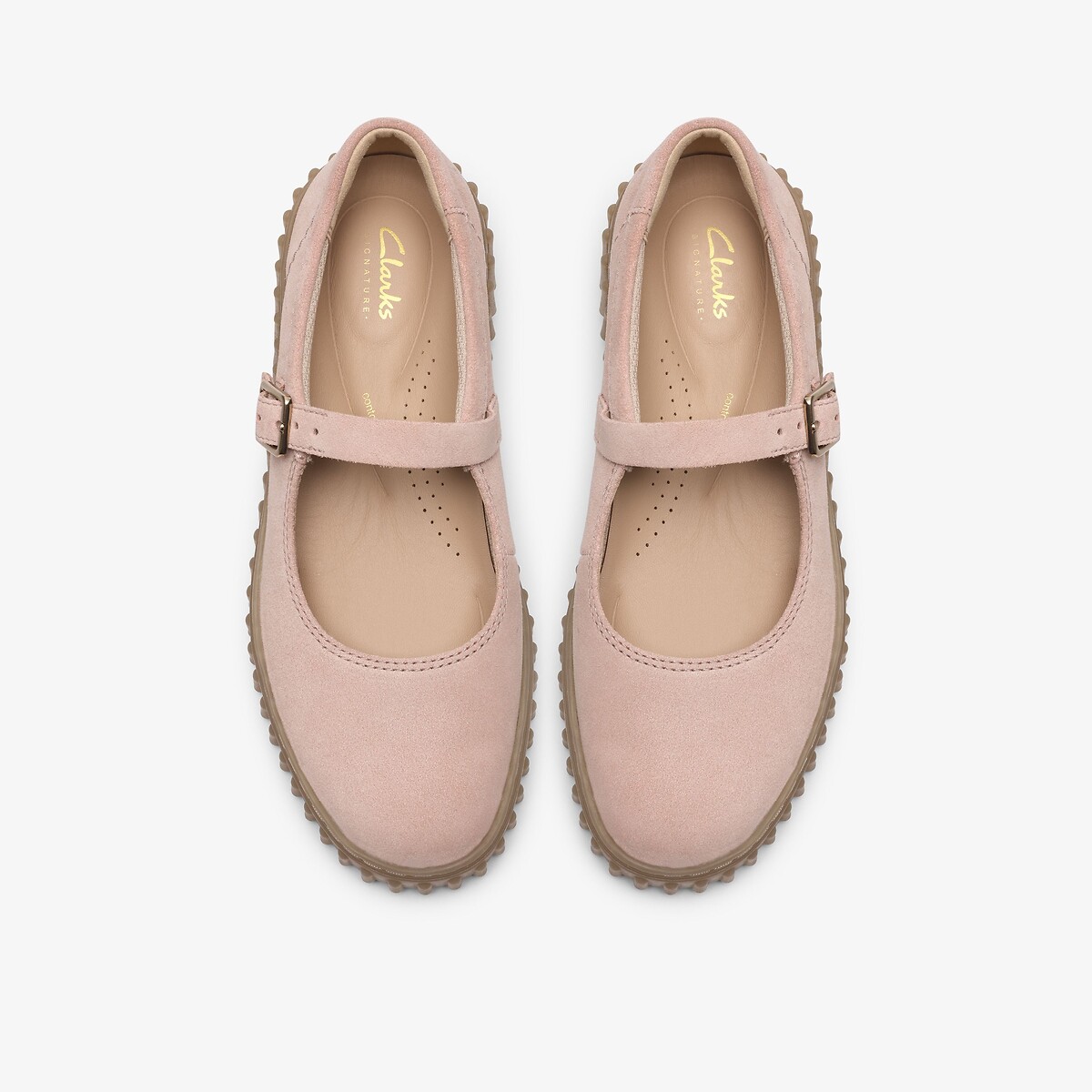 Scarpe babies in pelle Torhill Jane rosa pallido, CLARKS