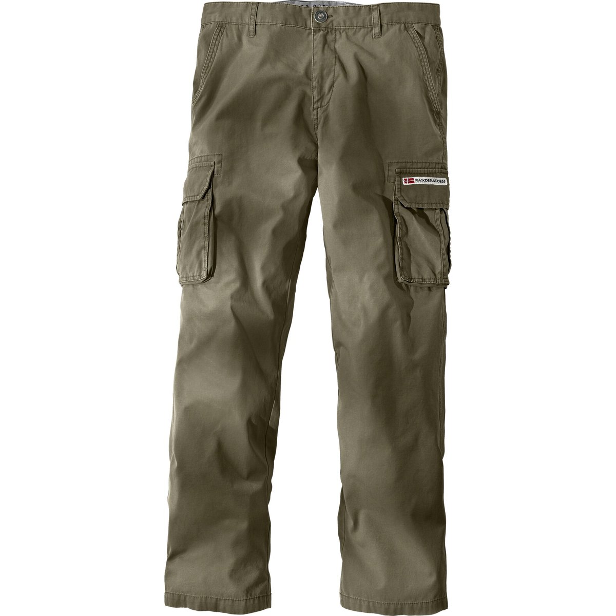 Pantalon cargo STEEN olive, JAN VANDERSTORM