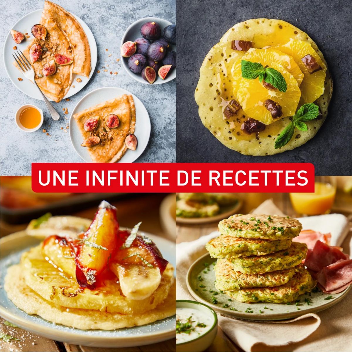 Crêpe party Easy Crep Party PY3207F0 couleur unique, TEFAL