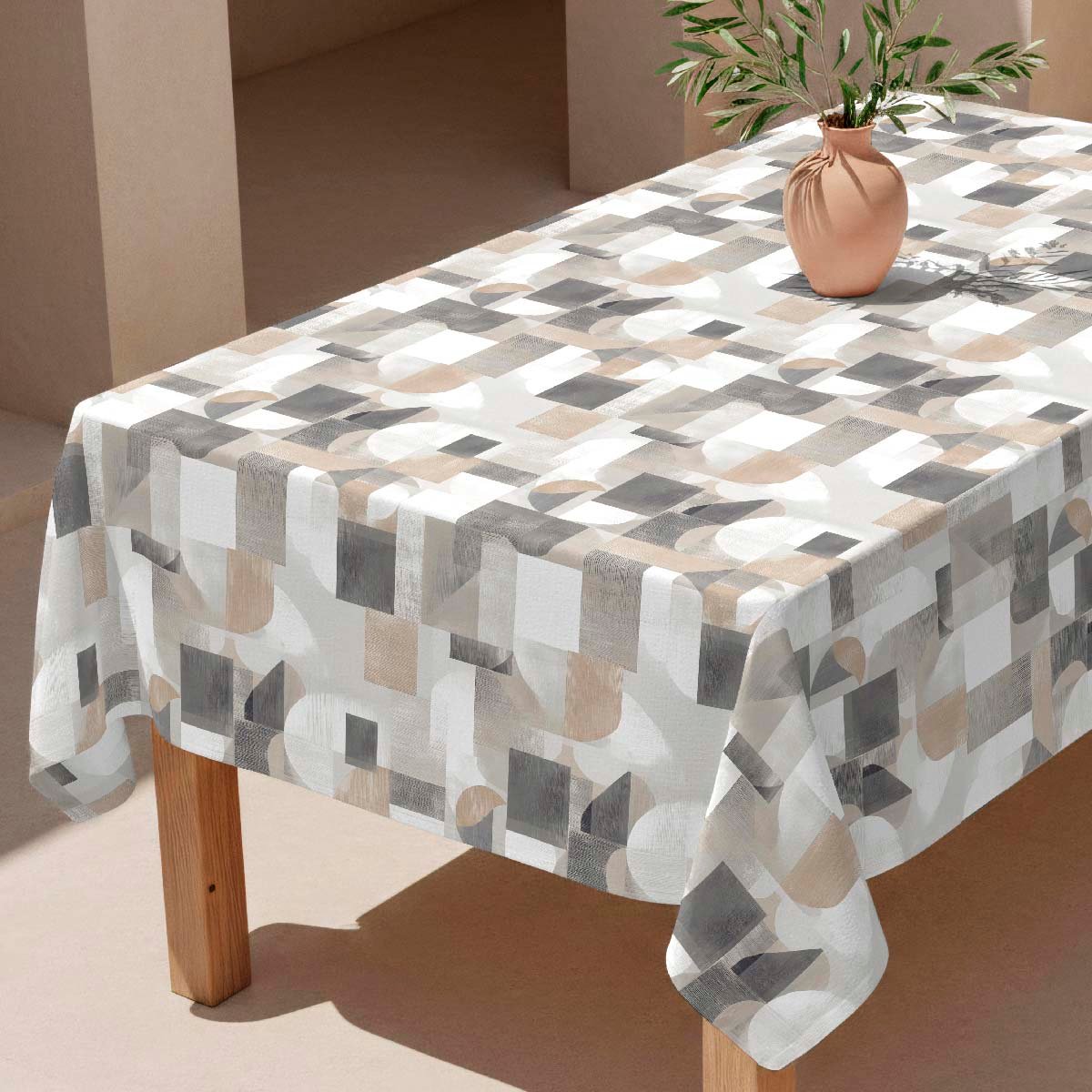 Nappe anti-taches Launch - 100% coton - beige, NAF NAF HOME