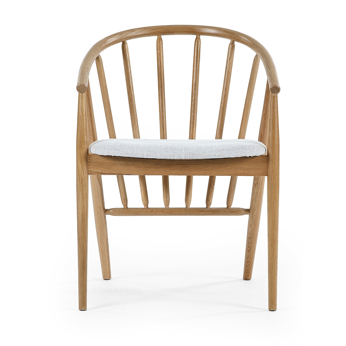 Oran Oak Curved Spindle Back Dining Chair natural oak, SO'HOME