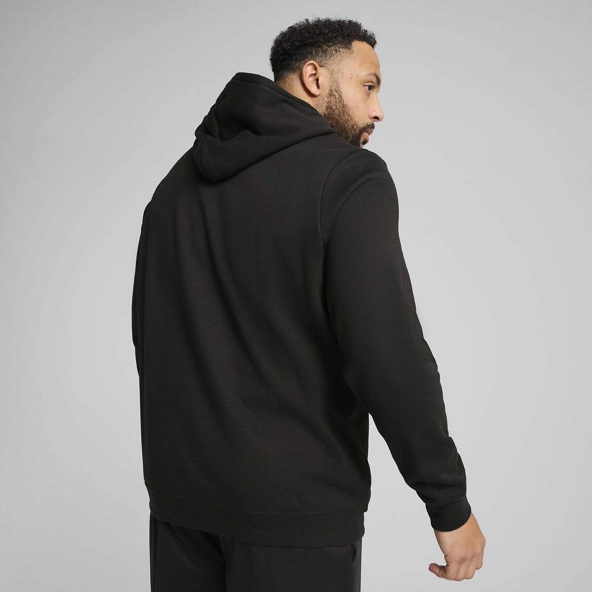 Essential Large Logo Hoodie black, PUMA