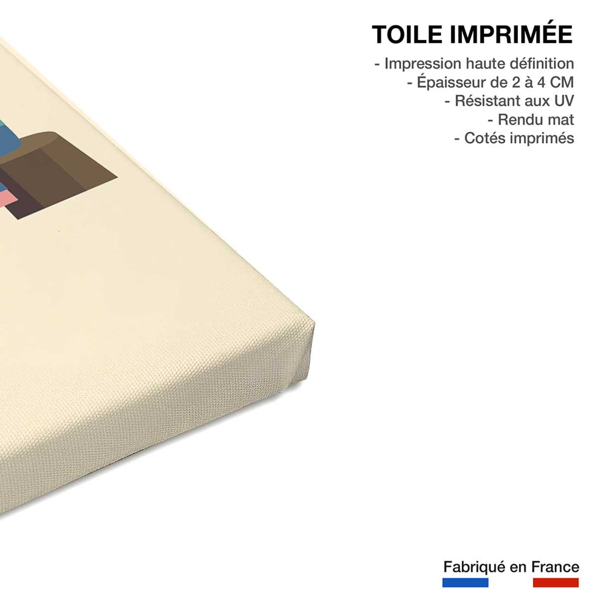 Tableau enfant promesse toile imprimée, HEXOA