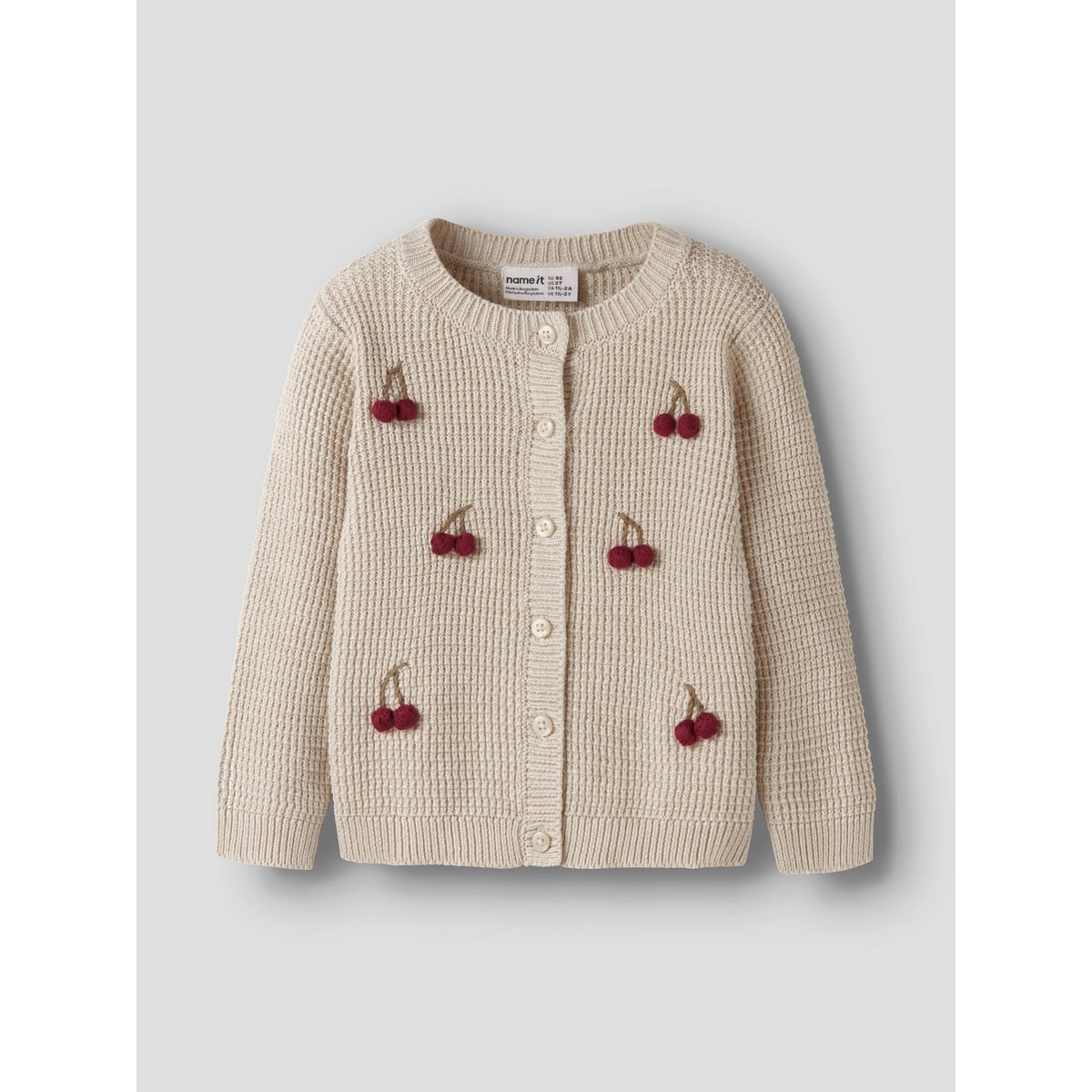 Pull En Maille blanc - peyote melange1, NAME IT